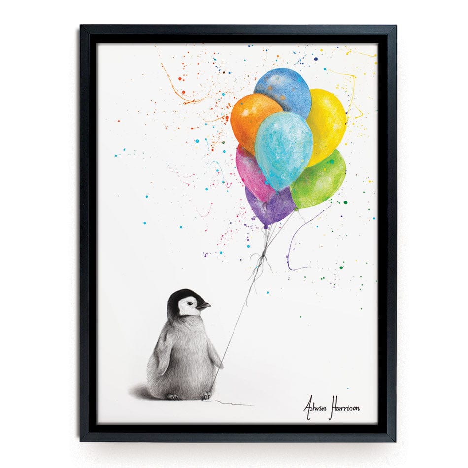 Positive Penguin Canvas Print wall art product Ashvin Harrison