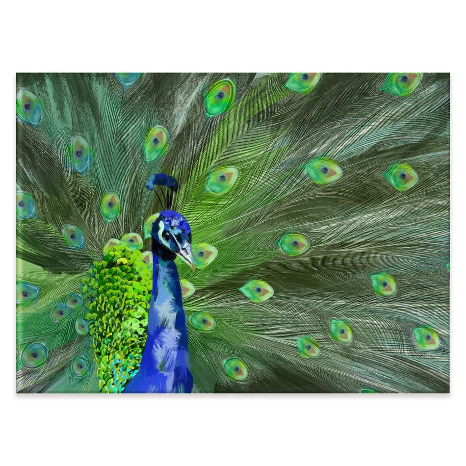 Powerful Peacock Canvas Print wall art product Aimee Linzi