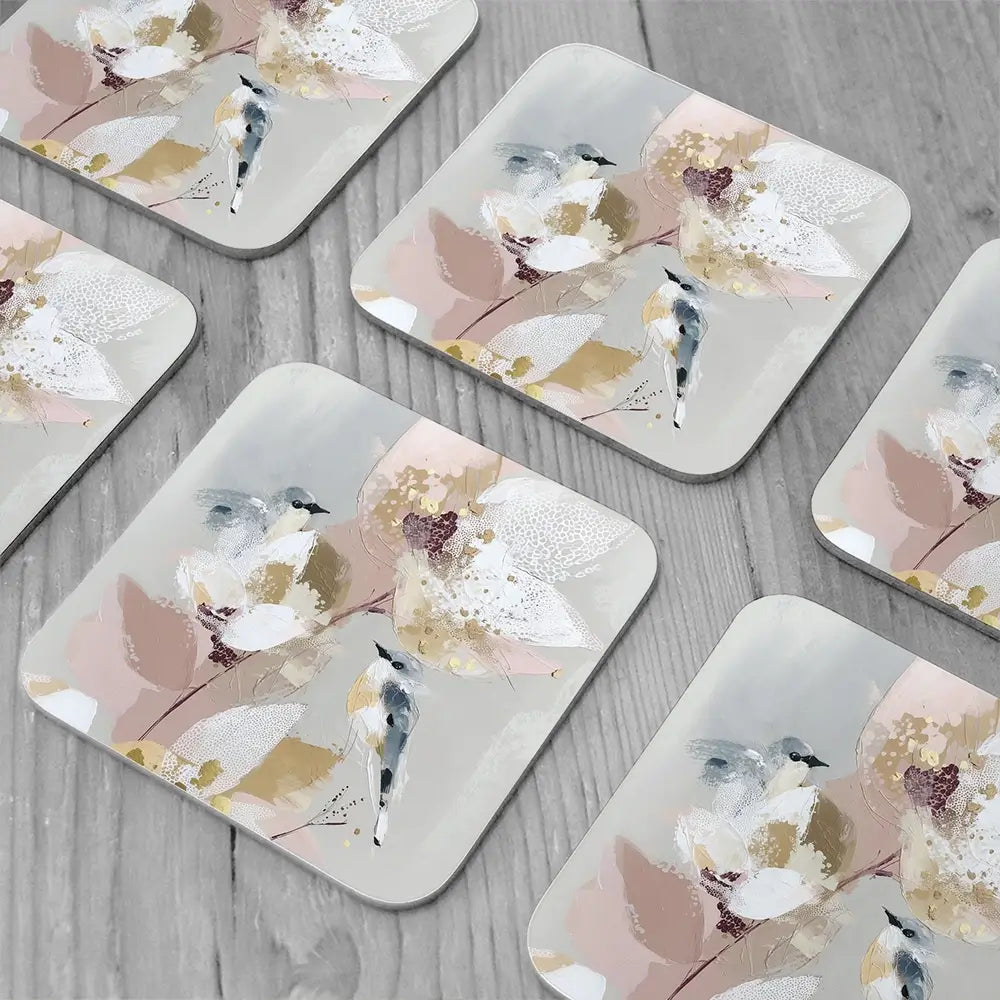 Precious Abstract 1 Coaster Set Precious Abstract 1 Coaster Set wall art product Bella Eve