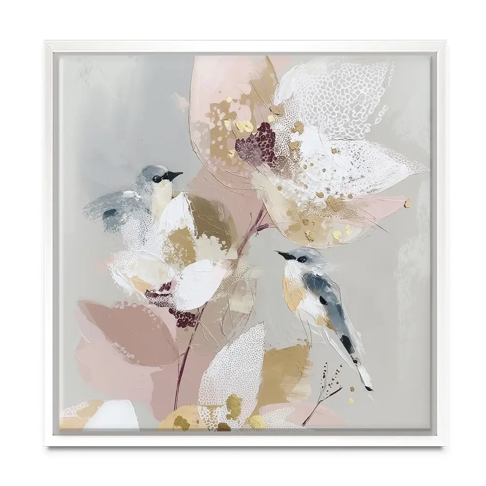 Precious Abstract 1 Square Canvas Print Precious Abstract 1 Square Canvas Print wall art product Bella Eve