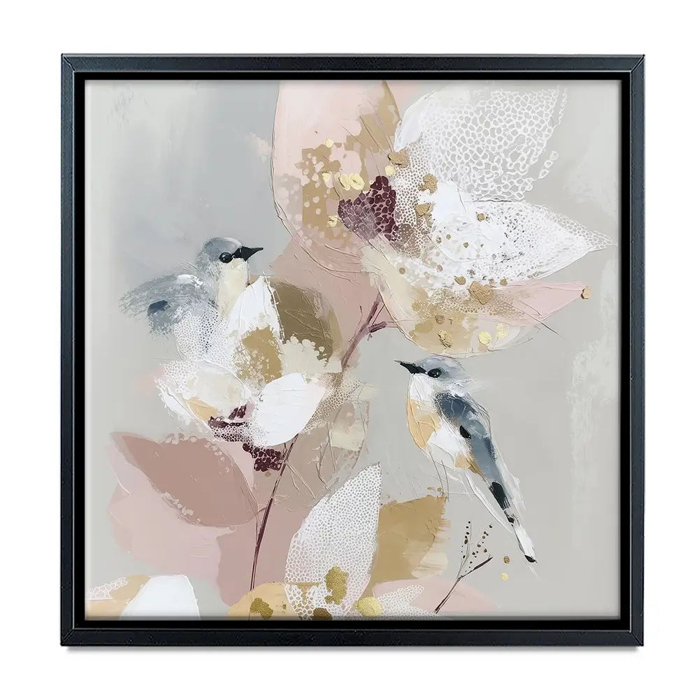Precious Abstract 1 Square Canvas Print Precious Abstract 1 Square Canvas Print wall art product Bella Eve