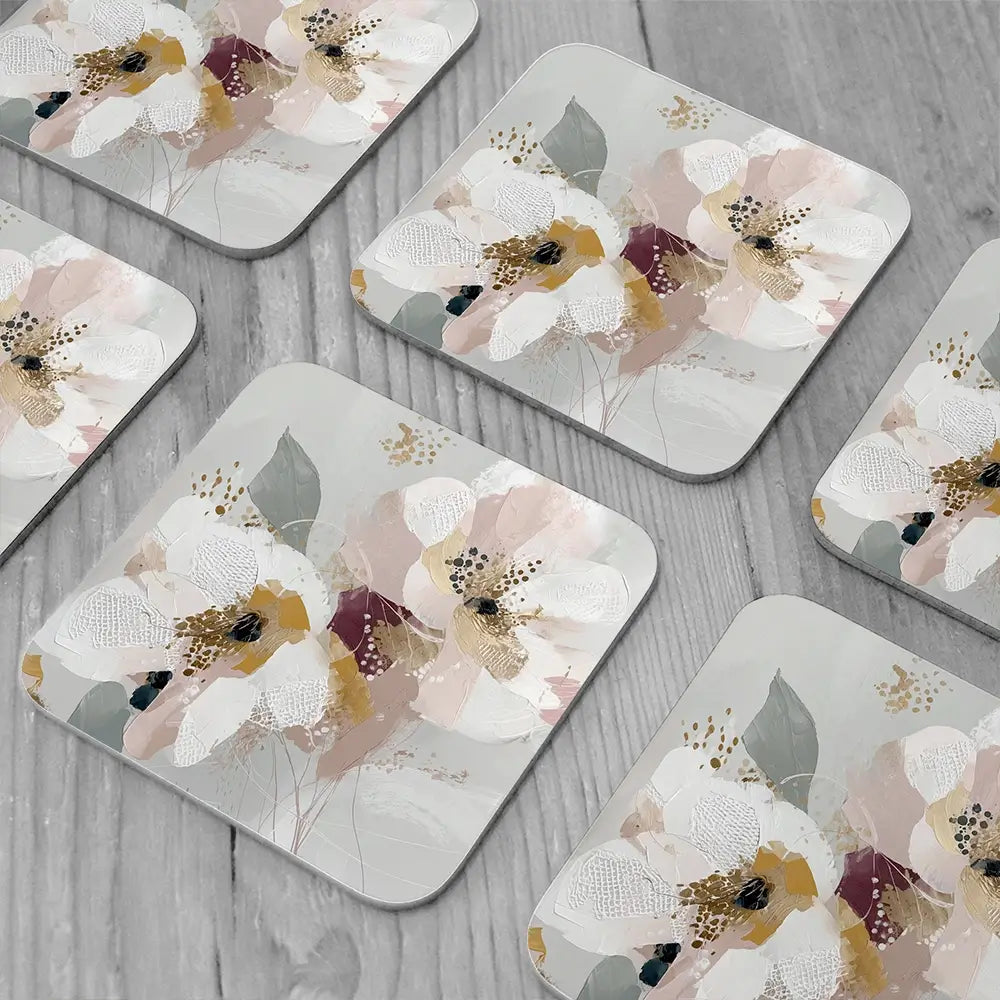 Precious Abstract 2 Coaster Set Precious Abstract 2 Coaster Set wall art product Bella Eve