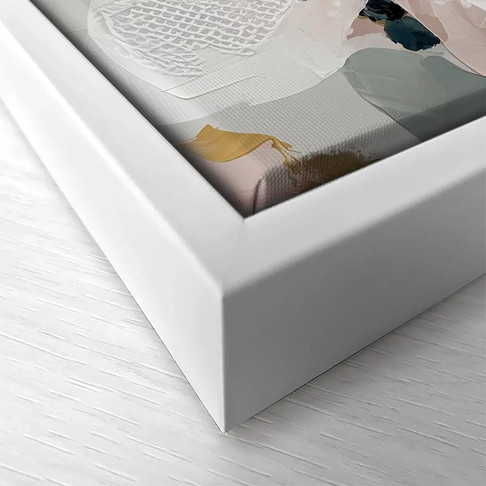 Precious Abstract 2 Square Canvas Print Precious Abstract 2 Square Canvas Print wall art product Bella Eve