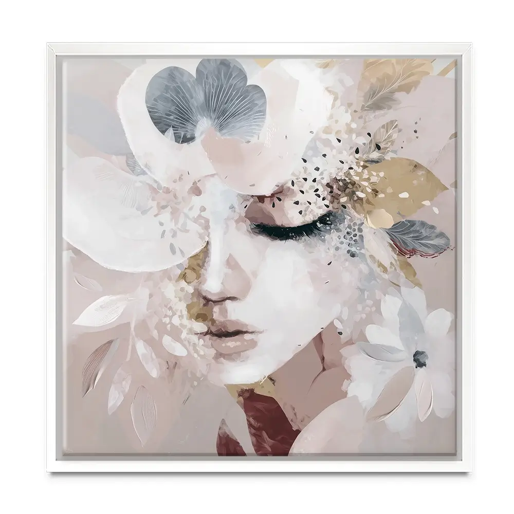 Precious Square Canvas Print Precious Square Canvas Print wall art product Bella Eve
