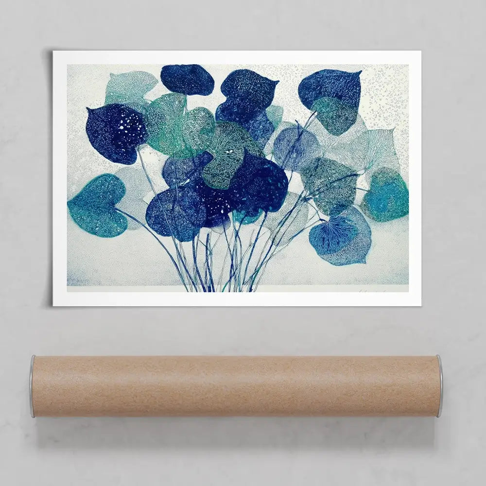 Pressed Leaf Bouquet Art Print Pressed Leaf Bouquet Art Print wall art product Chromatic Storm Studio