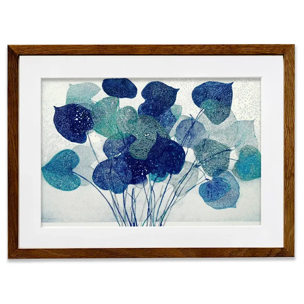 Pressed Leaf Bouquet Framed Art Print Pressed Leaf Bouquet Framed Art Print wall art product Chromatic Storm Studio