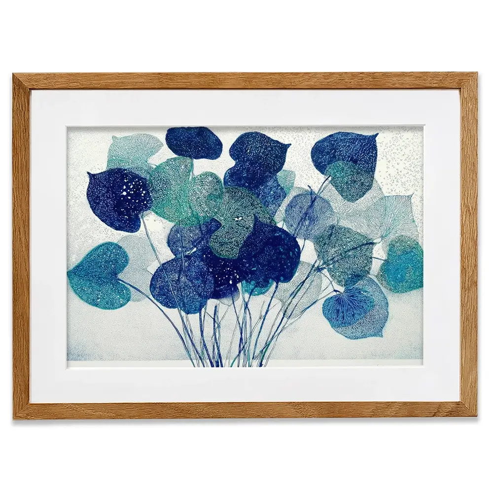 Pressed Leaf Bouquet Framed Art Print Pressed Leaf Bouquet Framed Art Print wall art product Chromatic Storm Studio