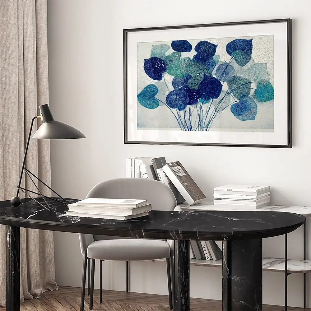 Pressed Leaf Bouquet Framed Art Print Pressed Leaf Bouquet Framed Art Print wall art product Chromatic Storm Studio