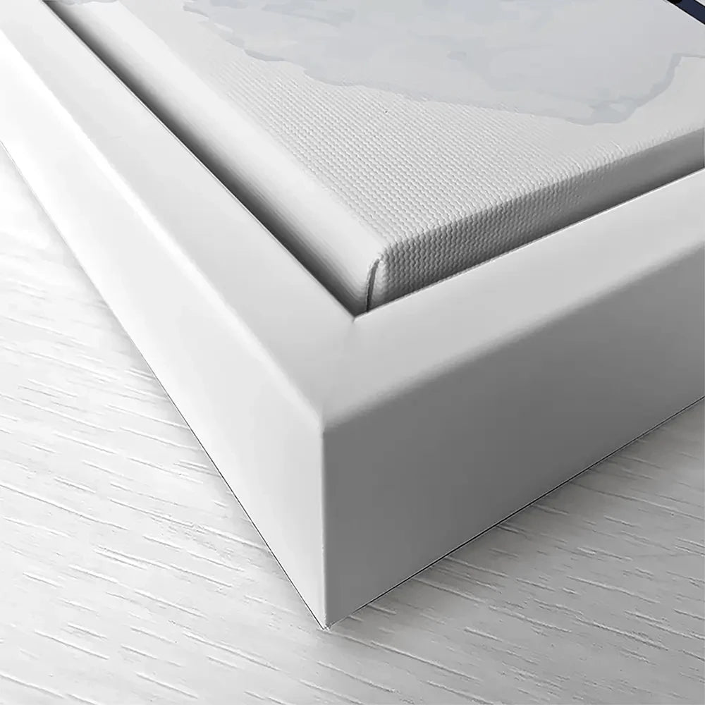 Pretty Blue Flowers Canvas Print Pretty Blue Flowers Canvas Print wall art product TWINS DESIGN STUDIO / Shutterstock