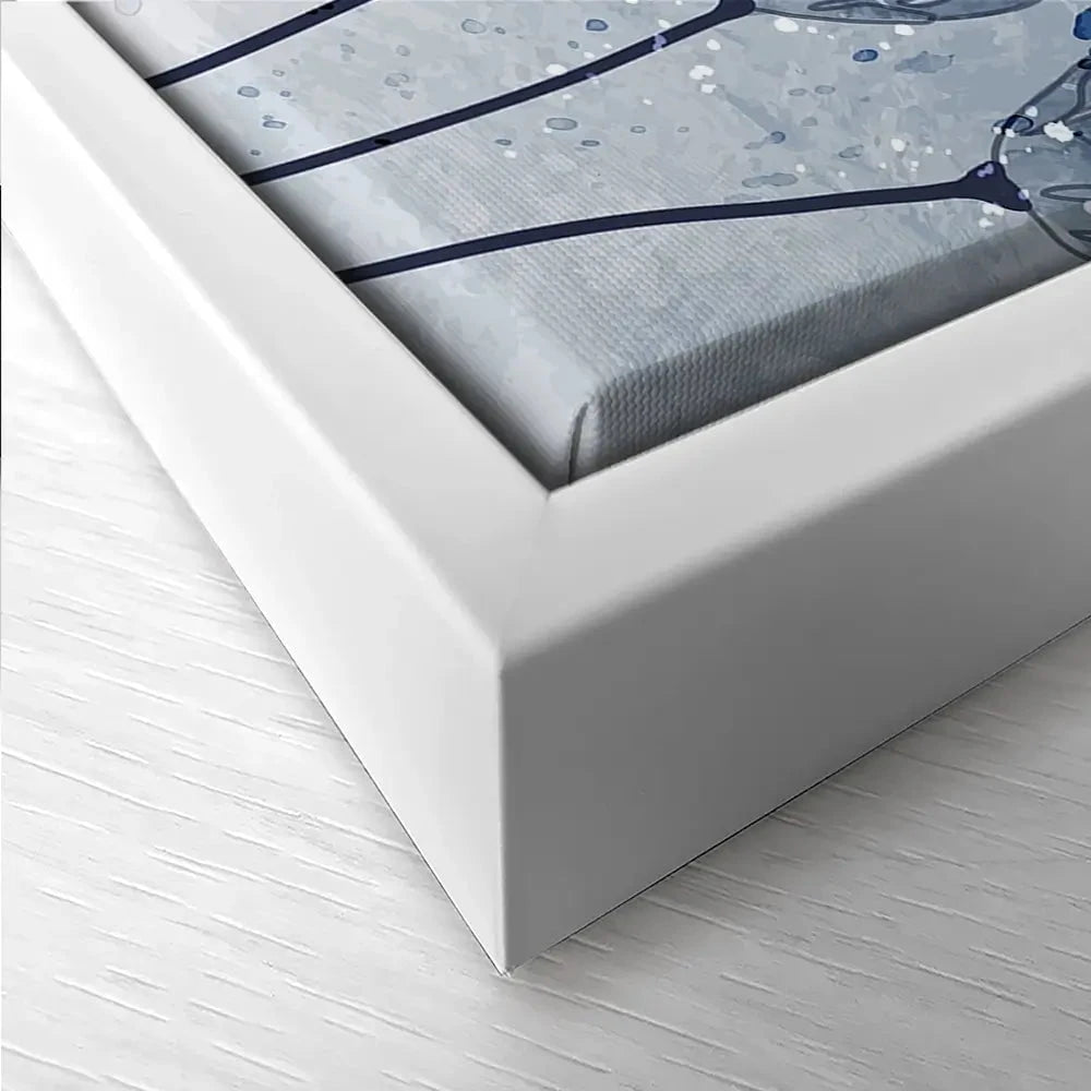 Pretty Blue Flowers Trio Canvas Print Pretty Blue Flowers Trio Canvas Print wall art product TWINS DESIGN STUDIO / Shutterstock