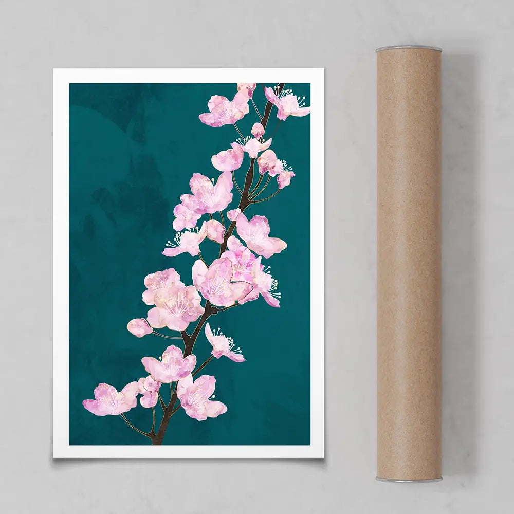 Pretty Cherry Blossoms Art Print Pretty Cherry Blossoms Art Print wall art product Sarah Manovski