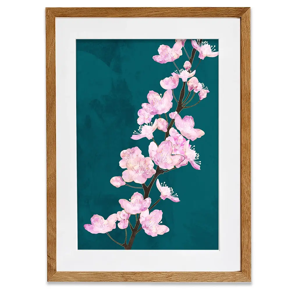 Pretty Cherry Blossoms Framed Art Print Pretty Cherry Blossoms Framed Art Print wall art product Sarah Manovski