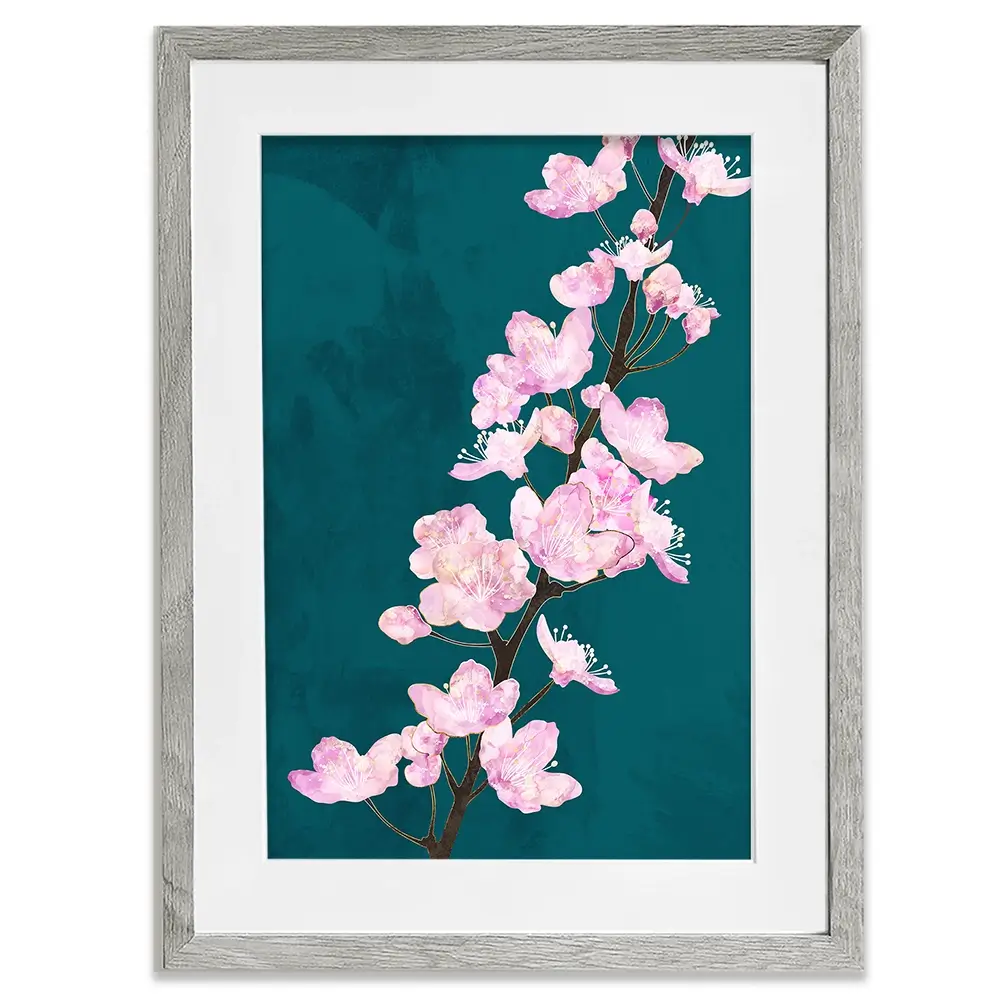 Pretty Cherry Blossoms Framed Art Print Pretty Cherry Blossoms Framed Art Print wall art product Sarah Manovski