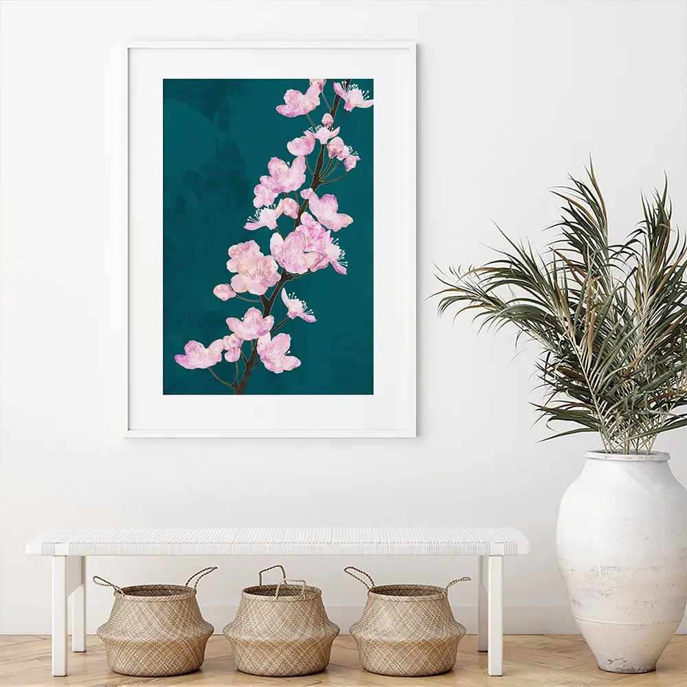 Pretty Cherry Blossoms Framed Art Print Pretty Cherry Blossoms Framed Art Print wall art product Sarah Manovski
