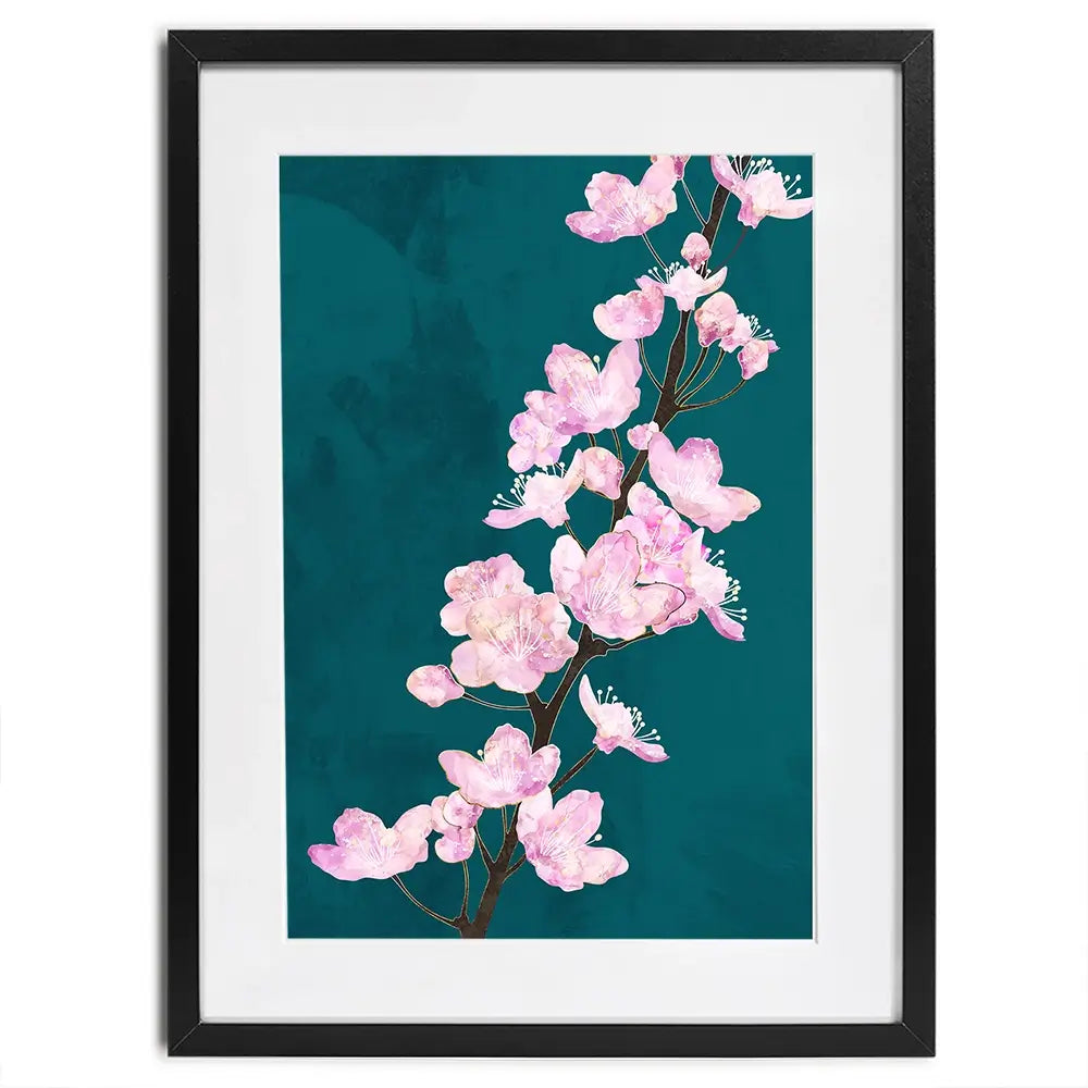 Pretty Cherry Blossoms Framed Art Print Pretty Cherry Blossoms Framed Art Print wall art product Sarah Manovski