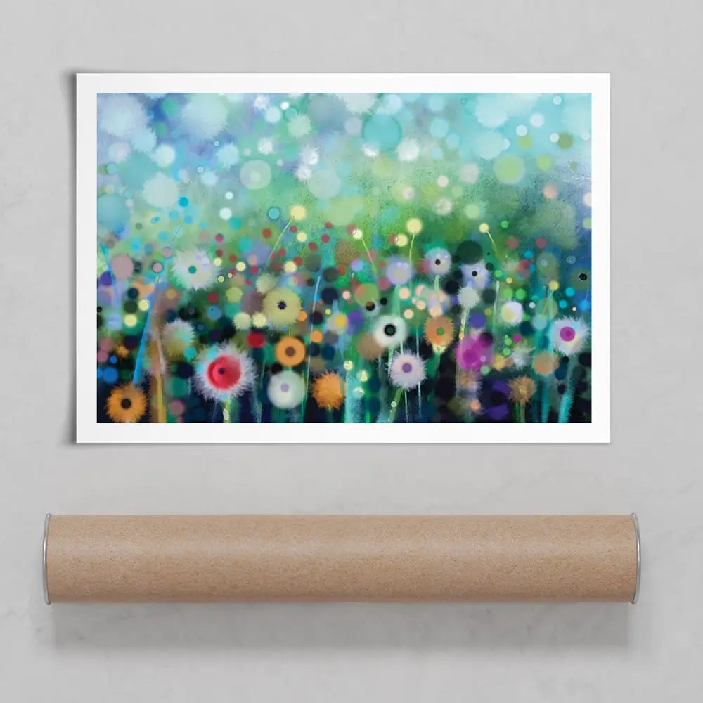 Pretty Flowers Art Print Pretty Flowers Art Print wall art product pluie_r / Shutterstock