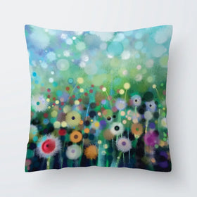 Pretty Flowers Cushion Pretty Flowers Cushion wall art product Art Print Shop