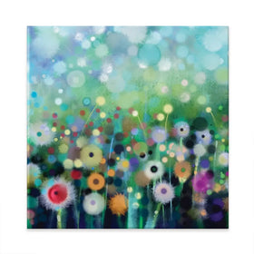 Pretty Flowers Square Canvas Print Pretty Flowers Square Canvas Print wall art product pluie_r / Shutterstock
