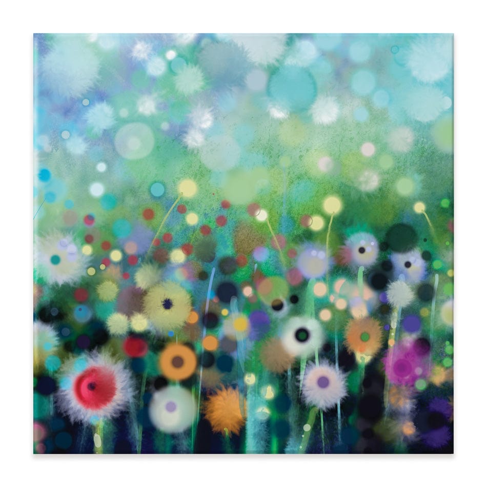 Pretty Flowers Square Canvas Print wall art product pluie_r / Shutterstock