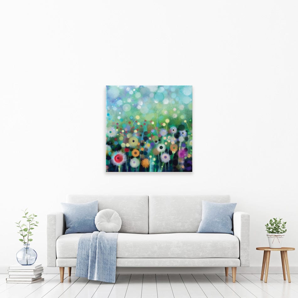 Pretty Flowers Square Canvas Print wall art product pluie_r / Shutterstock