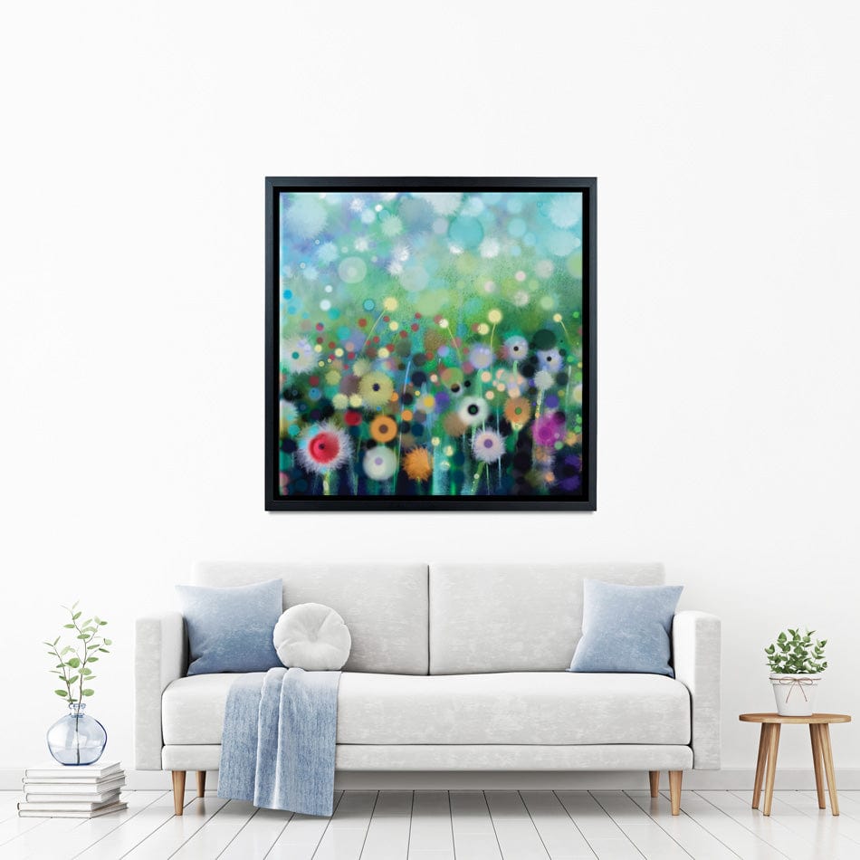 Pretty Flowers Square Canvas Print wall art product pluie_r / Shutterstock