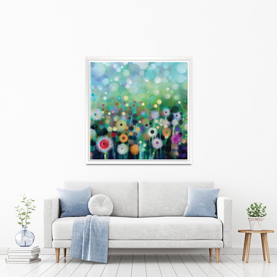 Pretty Flowers Square Canvas Print wall art product pluie_r / Shutterstock