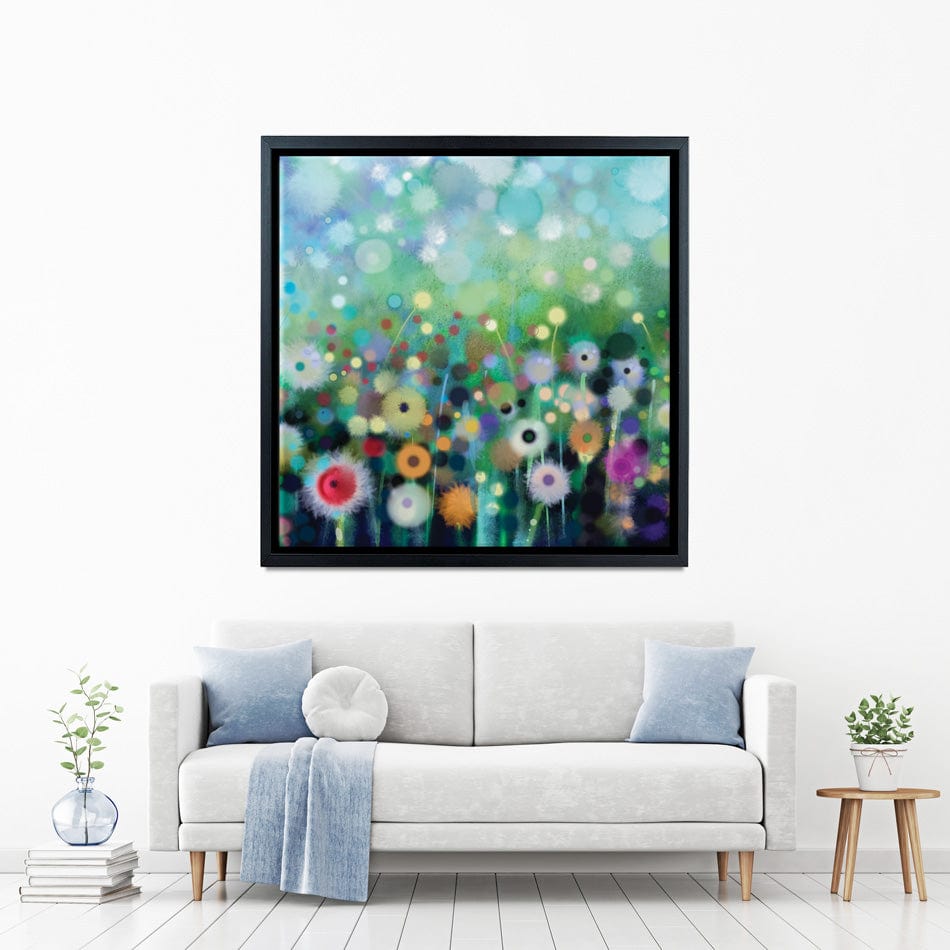 Pretty Flowers Square Canvas Print wall art product pluie_r / Shutterstock