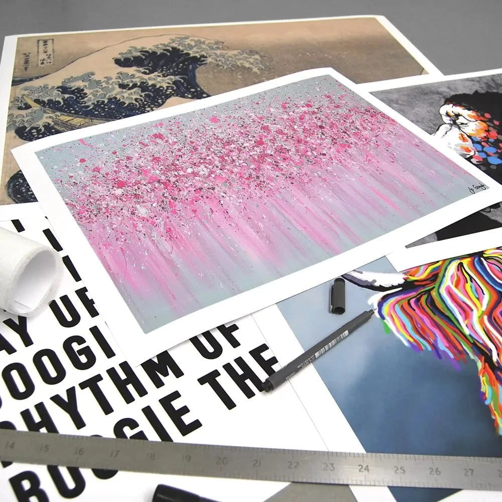 Pretty In Pink Art Print Pretty In Pink Art Print wall art product Jo Gough