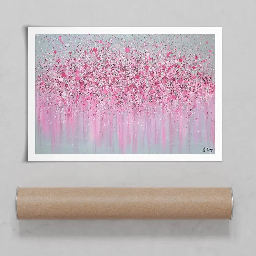 Pretty In Pink Art Print Pretty In Pink Art Print wall art product Jo Gough