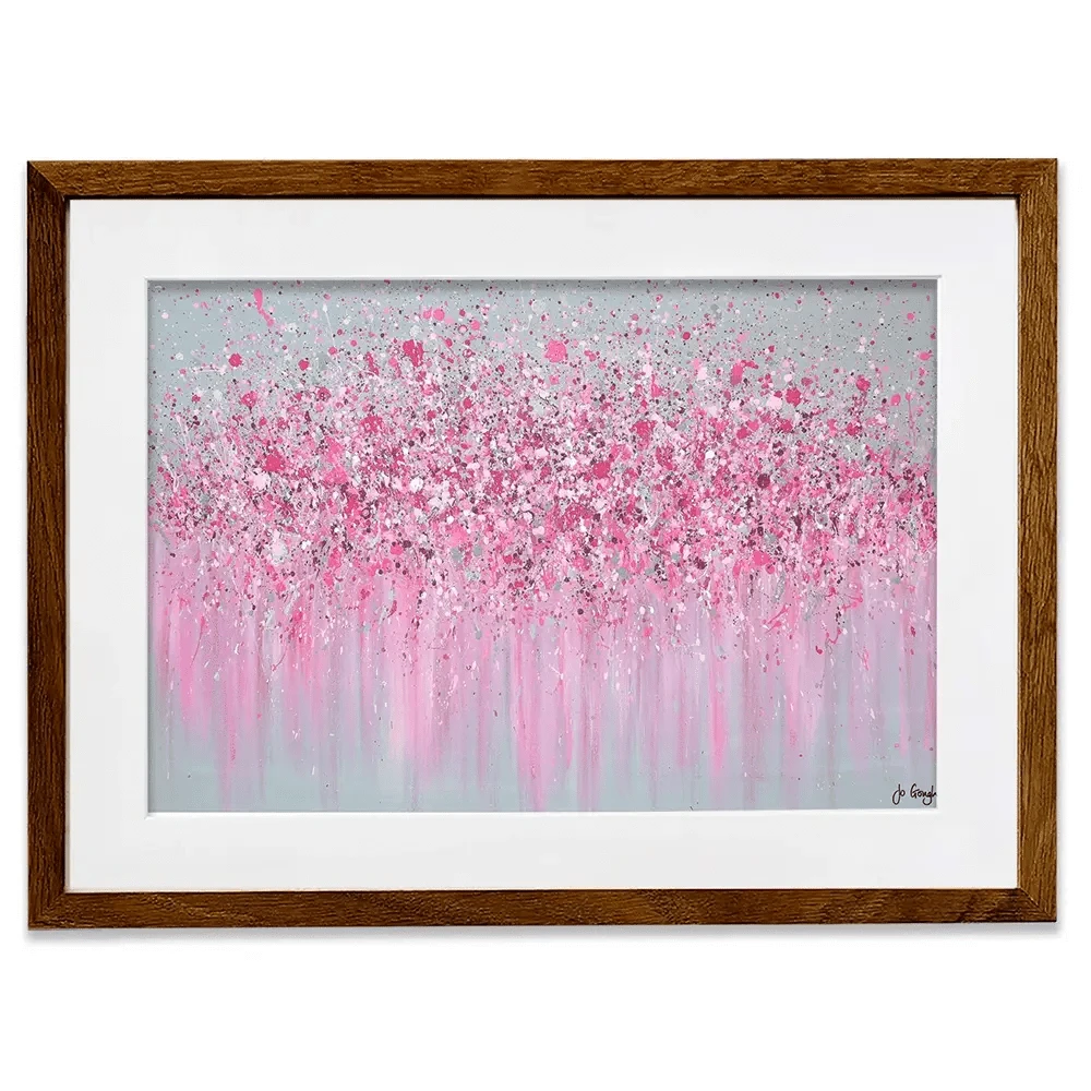 Pretty In Pink Framed Art Print Pretty In Pink Framed Art Print wall art product Jo Gough