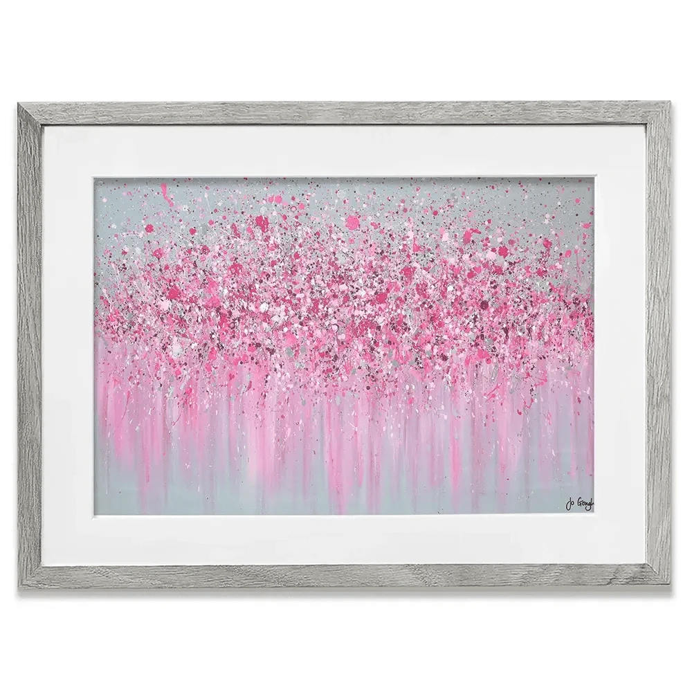 Pretty In Pink Framed Art Print Pretty In Pink Framed Art Print wall art product Jo Gough