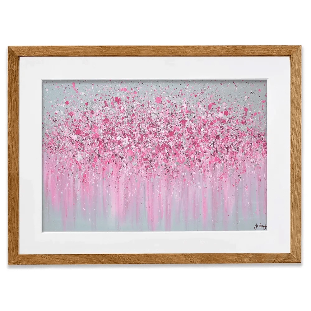 Pretty In Pink Framed Art Print Pretty In Pink Framed Art Print wall art product Jo Gough