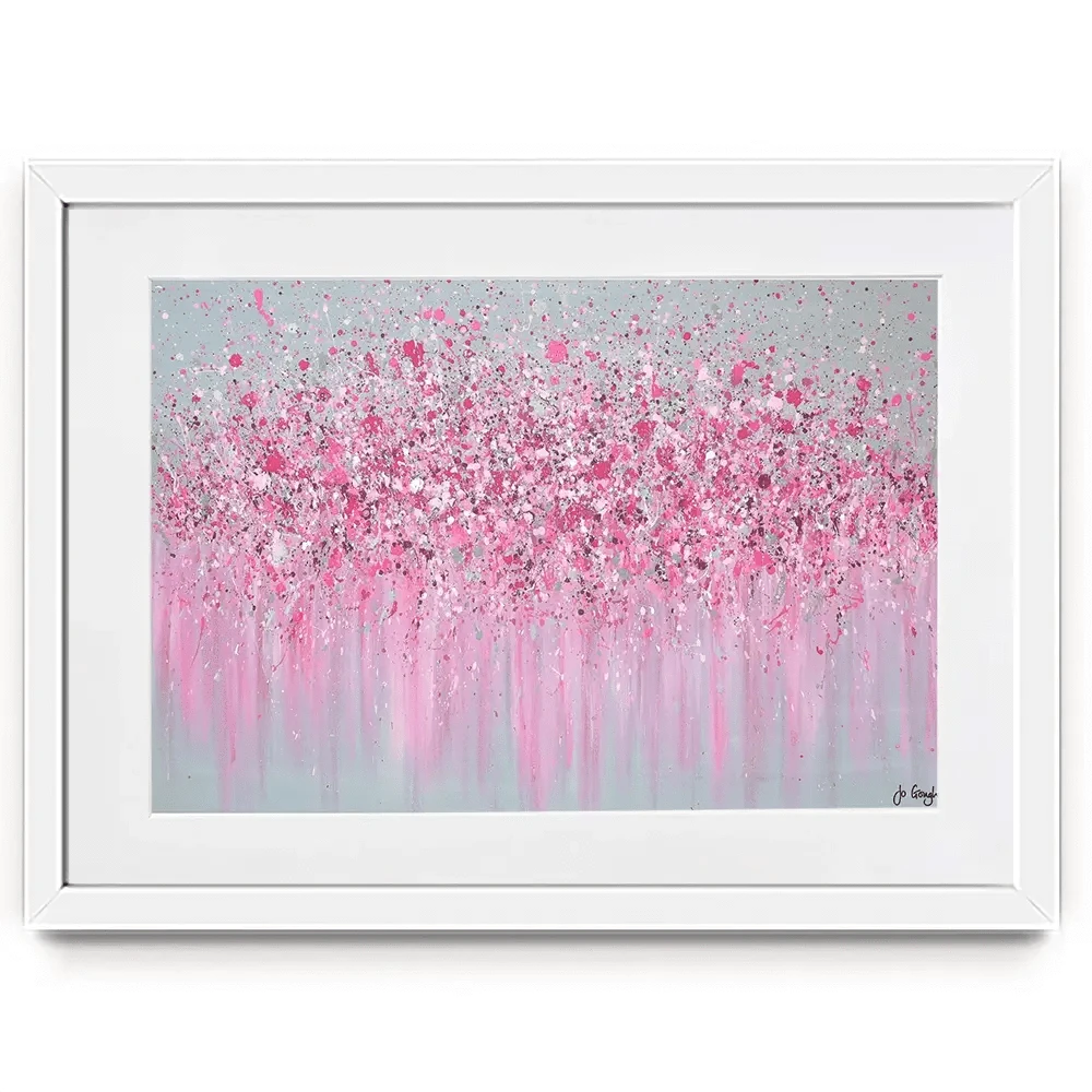 Pretty In Pink Framed Art Print Pretty In Pink Framed Art Print wall art product Jo Gough
