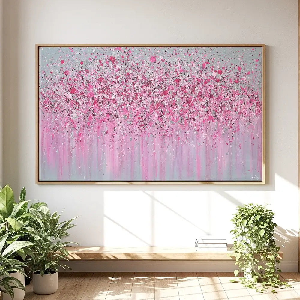 Pretty In Pink Oversized Canvas Print Pretty In Pink Oversized Canvas Print wall art product Art Print Shop