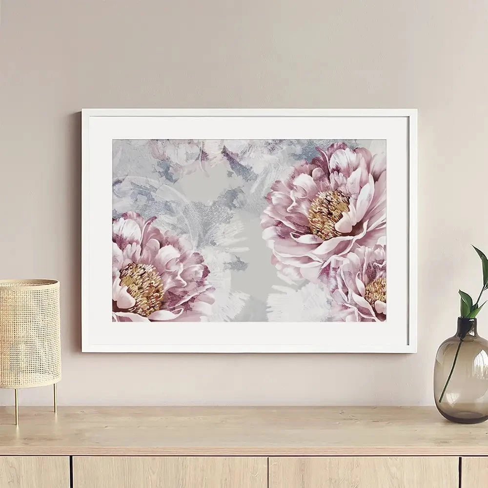 Pretty Peonies Framed Art Print Pretty Peonies Framed Art Print wall art product Victoriya1994 / Shutterstock