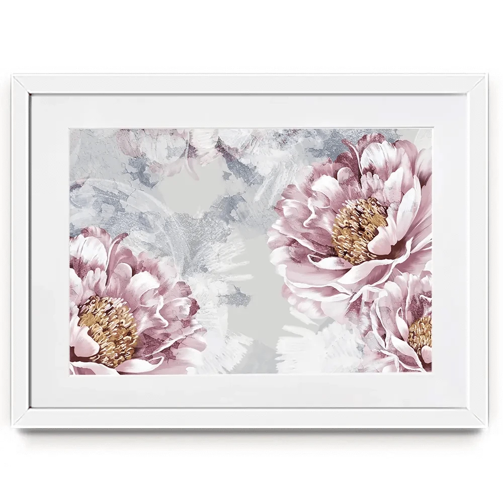 Pretty Peonies Framed Art Print Pretty Peonies Framed Art Print wall art product Victoriya1994 / Shutterstock
