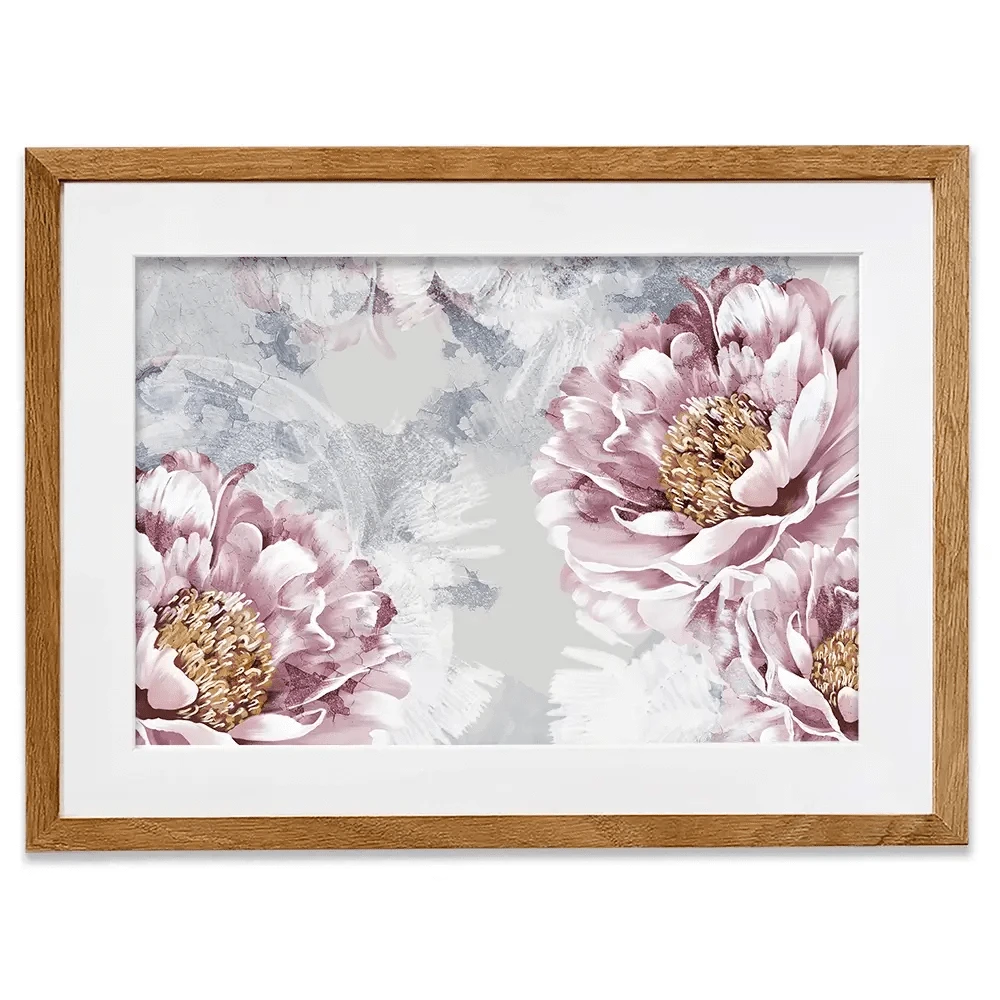 Pretty Peonies Framed Art Print Pretty Peonies Framed Art Print wall art product Victoriya1994 / Shutterstock