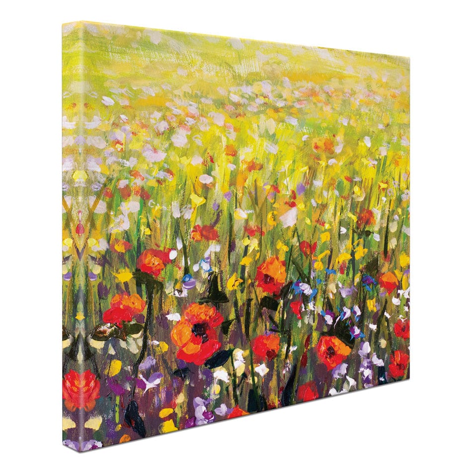Pretty Poppies Square Canvas Print wall art product Valery Rybakow / Shutterstock