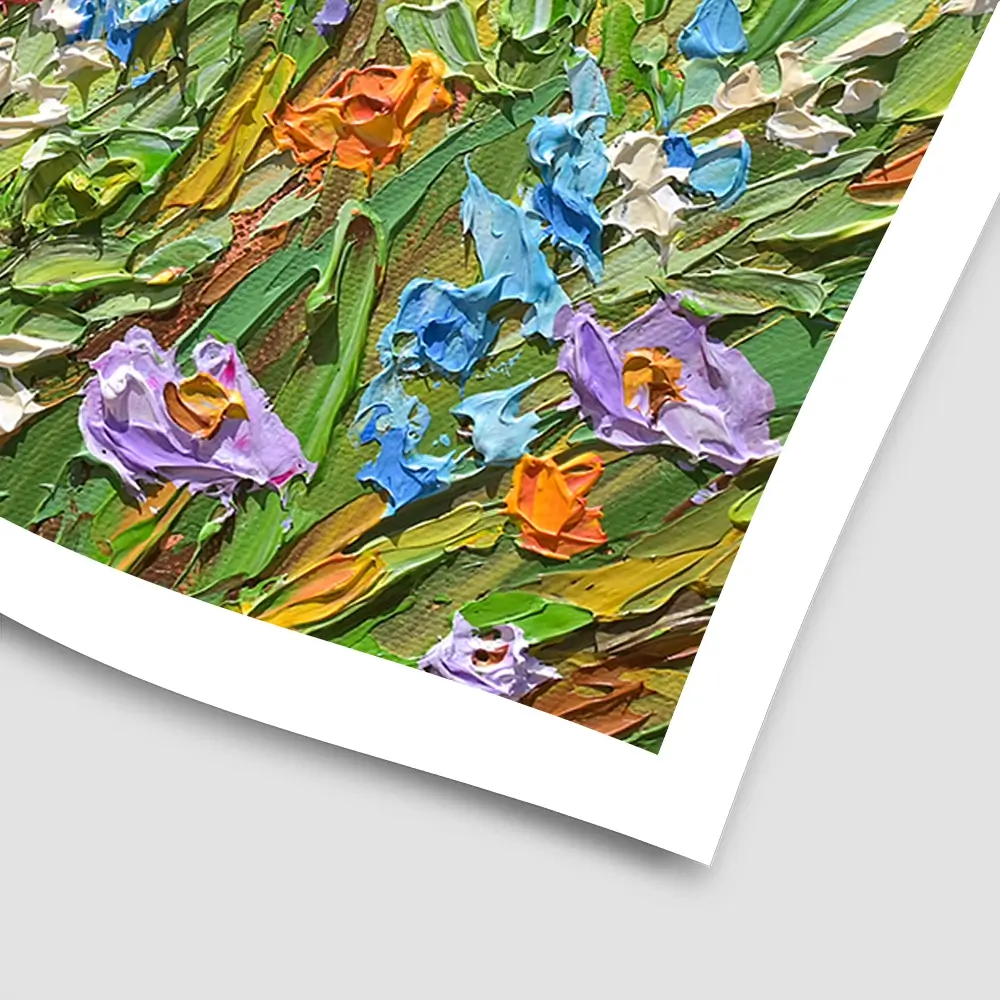 Pretty Summer View Square Art Print Pretty Summer View Square Art Print wall art product Olga Tkachyk