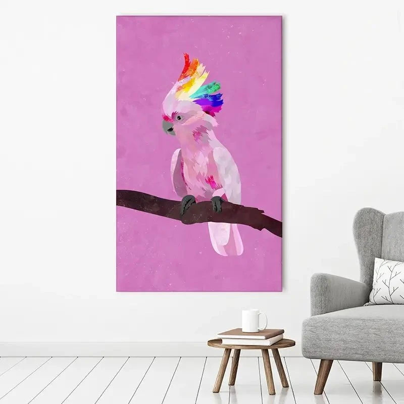 Pride Bird Canvas Print Pride Bird Canvas Print wall art product Sarah Manovski