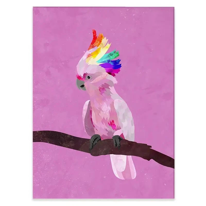 Pride Bird Canvas Print Pride Bird Canvas Print wall art product Sarah Manovski