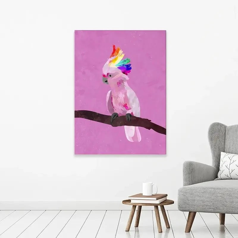 Pride Bird Canvas Print Pride Bird Canvas Print wall art product Sarah Manovski
