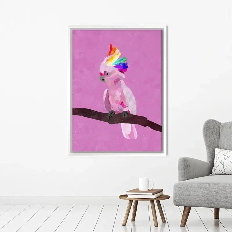 Pride Bird Canvas Print Pride Bird Canvas Print wall art product Sarah Manovski