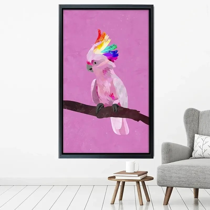 Pride Bird Canvas Print Pride Bird Canvas Print wall art product Sarah Manovski