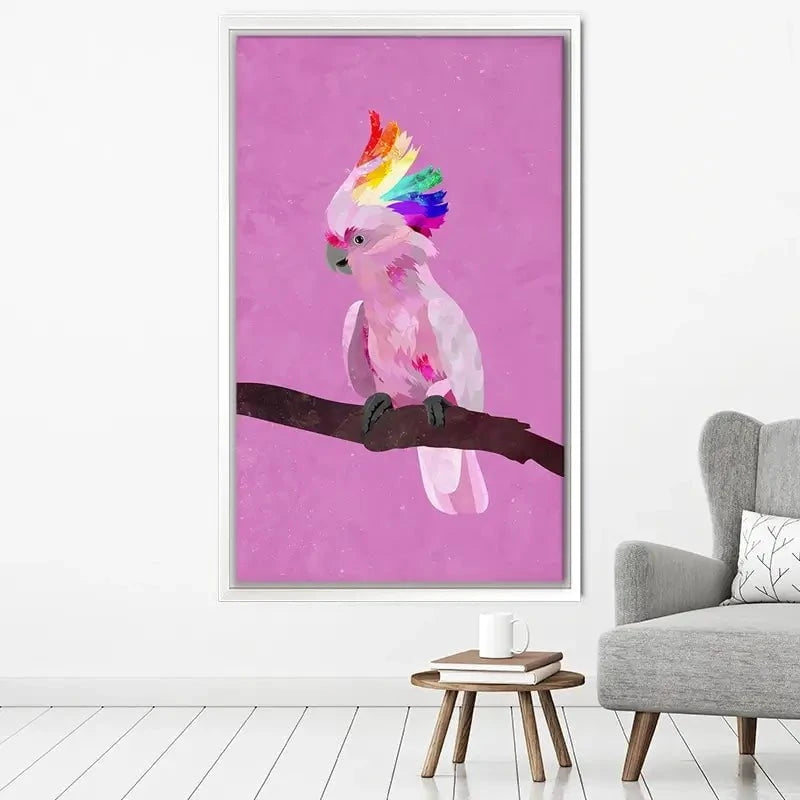 Pride Bird Canvas Print Pride Bird Canvas Print wall art product Sarah Manovski