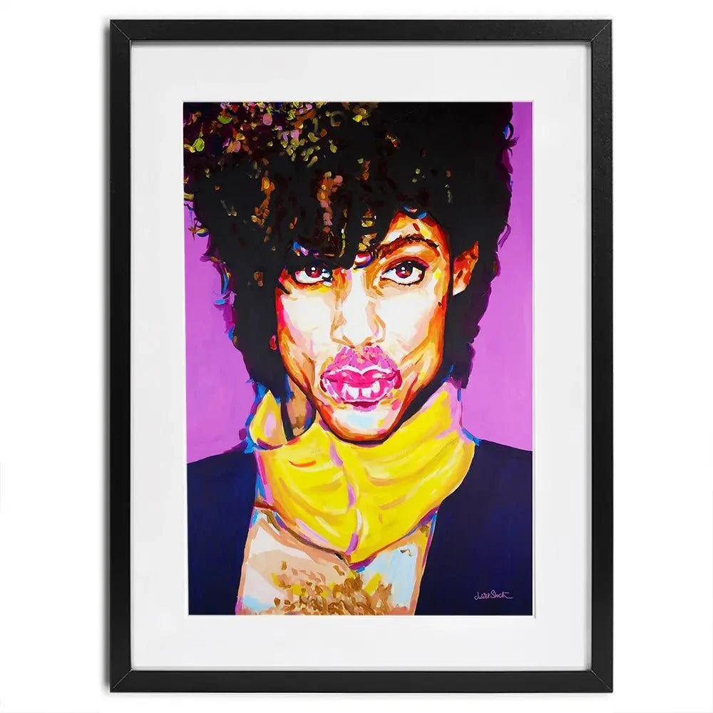 Prince Kiss Framed Art Print Prince Kiss Framed Art Print wall art product Juliet Stockton