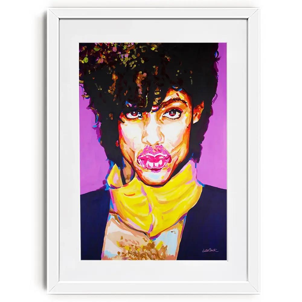 Prince Kiss Framed Art Print Prince Kiss Framed Art Print wall art product Juliet Stockton