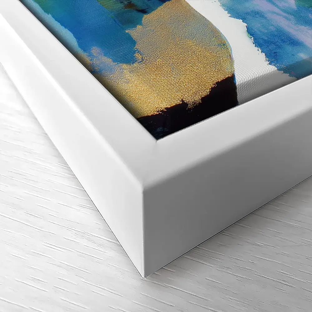 Profile Silhouettes In Colour Canvas Print Profile Silhouettes In Colour Canvas Print wall art product Chromatic Storm Studio