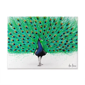 Proud Peacock Canvas Print Proud Peacock Canvas Print wall art product Ashvin Harrison