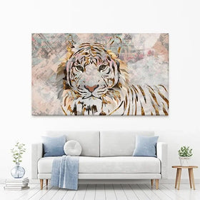 Proud Tiger Canvas Print Proud Tiger Canvas Print wall art product Sarah Manovski